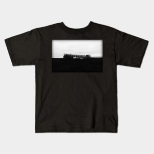 Crashed Airplane Kids T-Shirt